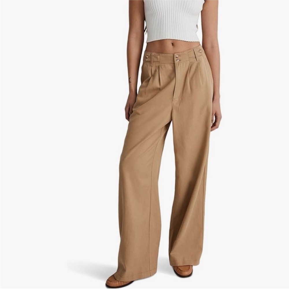 Madewell Tan Harlow Pants